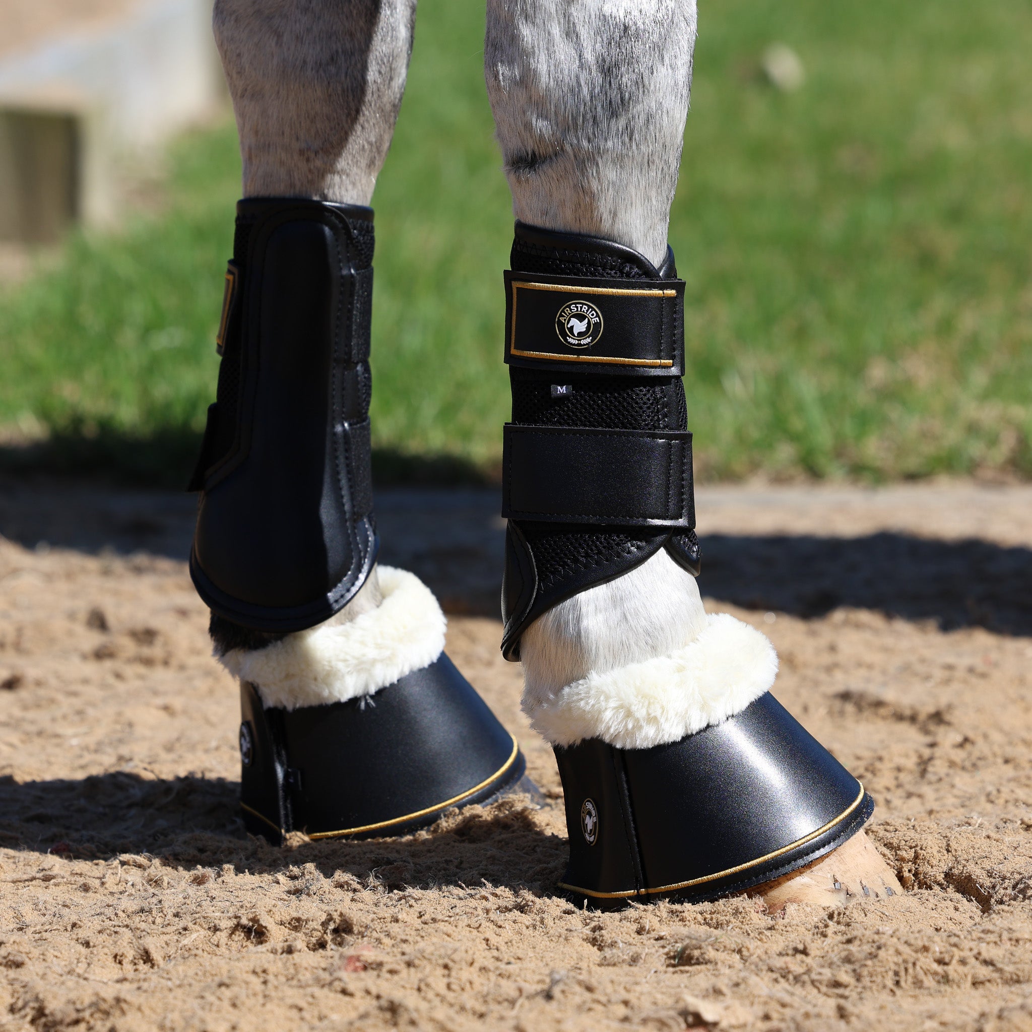 AIRSTRIDE® Tendon Boot (Pair): Black image 3