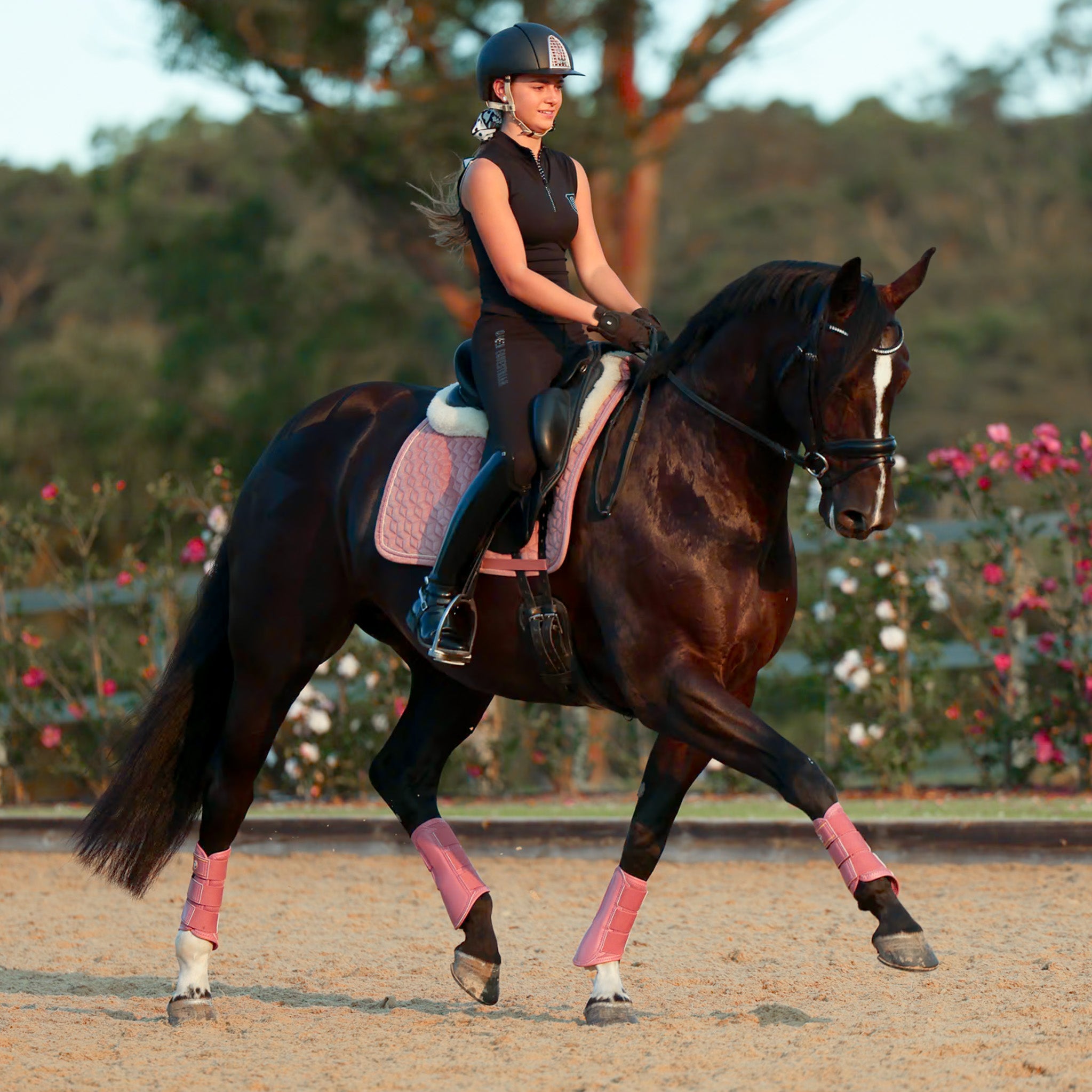 AIRSTRIDE® Tendon Boot (Pair): Dusty Rose image 4