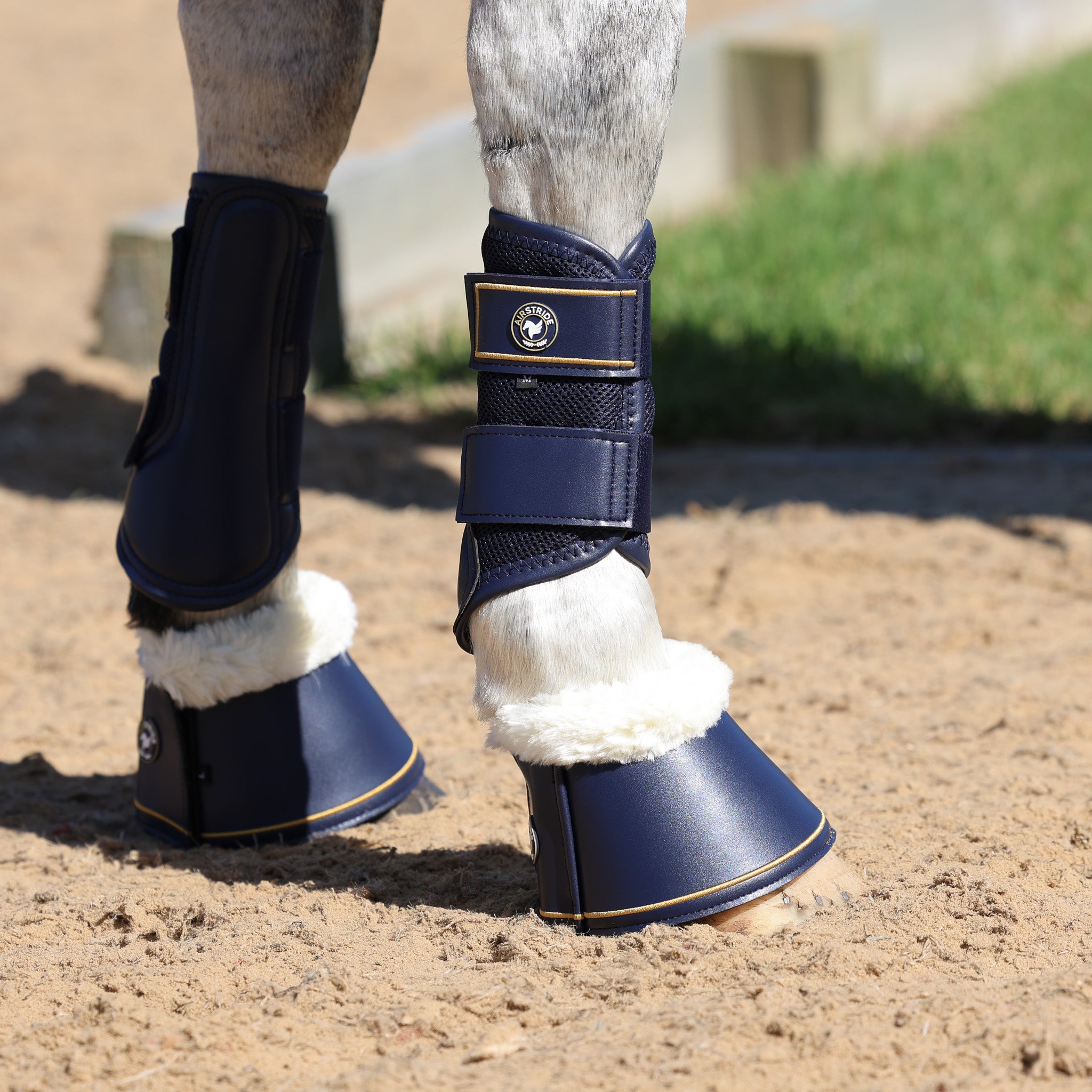 AIRSTRIDE® Tendon Boot (Pair): Navy image 3