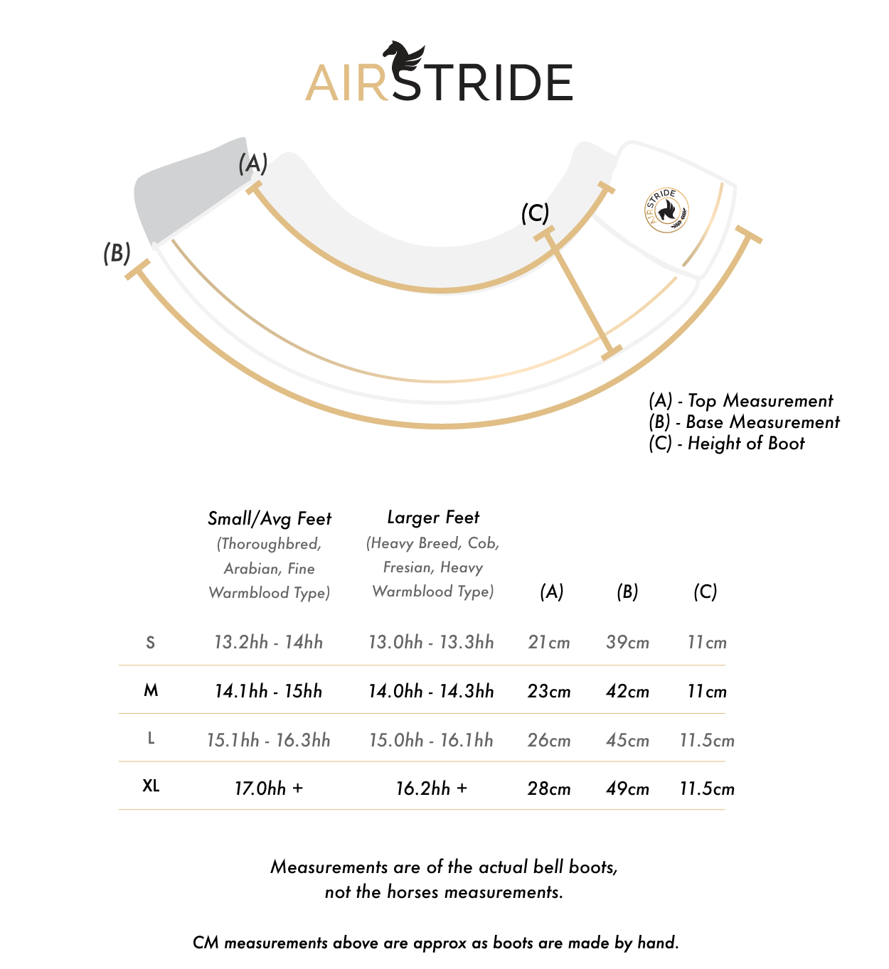 Size Chart - Mobile